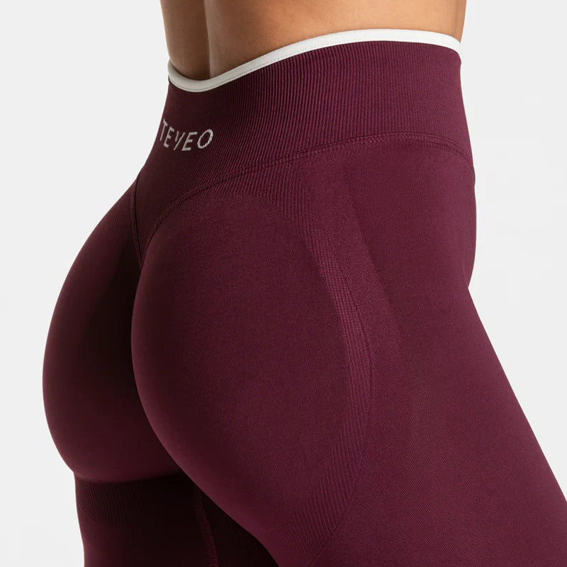 High Waist Workout Sweatpants with Hip Lifting Design