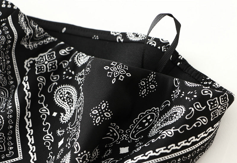 Floral Fishtail Skirt with High Waist Slimming Design