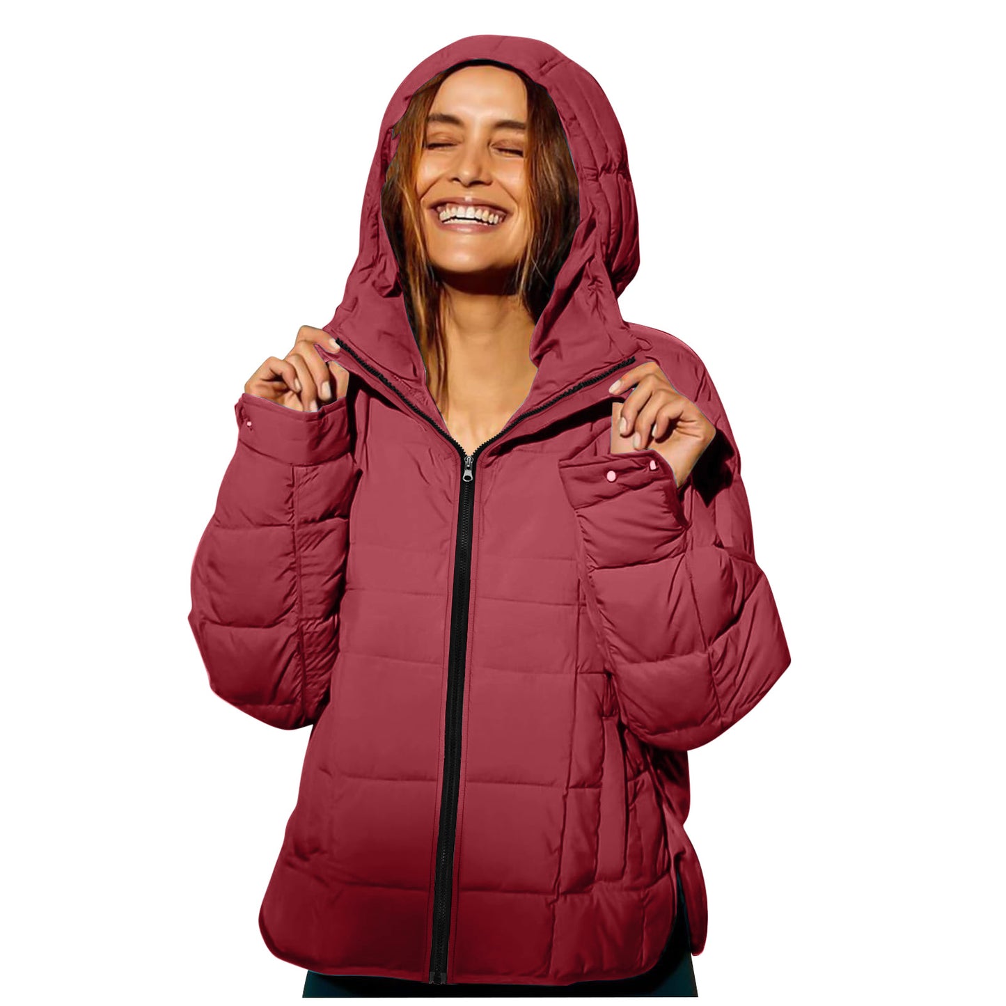 Cotton Hooded Padded Jacket with Versatile Color Options