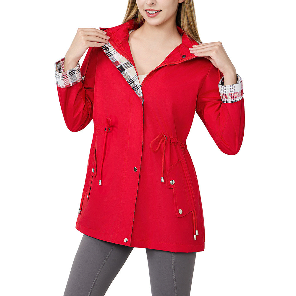 Casual Windbreaker Jacket with Versatile Color Options