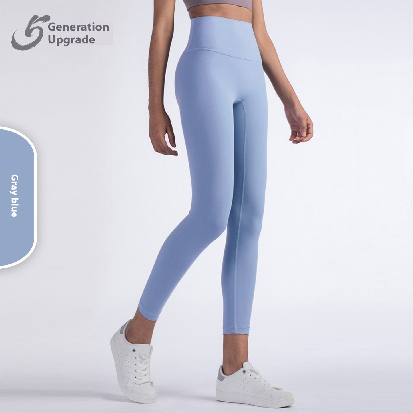 High Waist Hip Lift Anti-curling Tight Sports Pants for Active Lifestyle