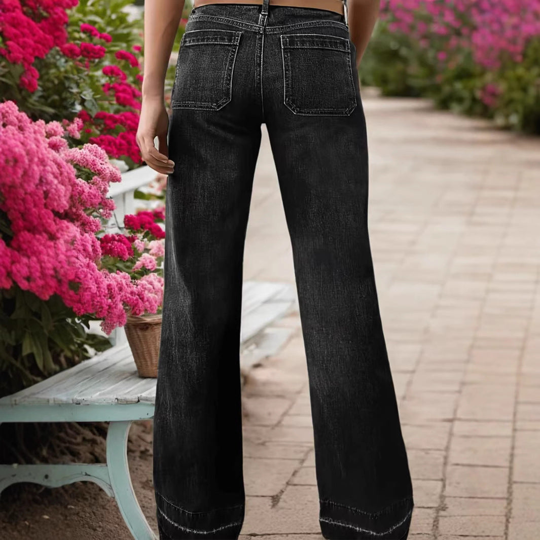 Jeans with High Elasticity for a Slimming and Comfortable Fit