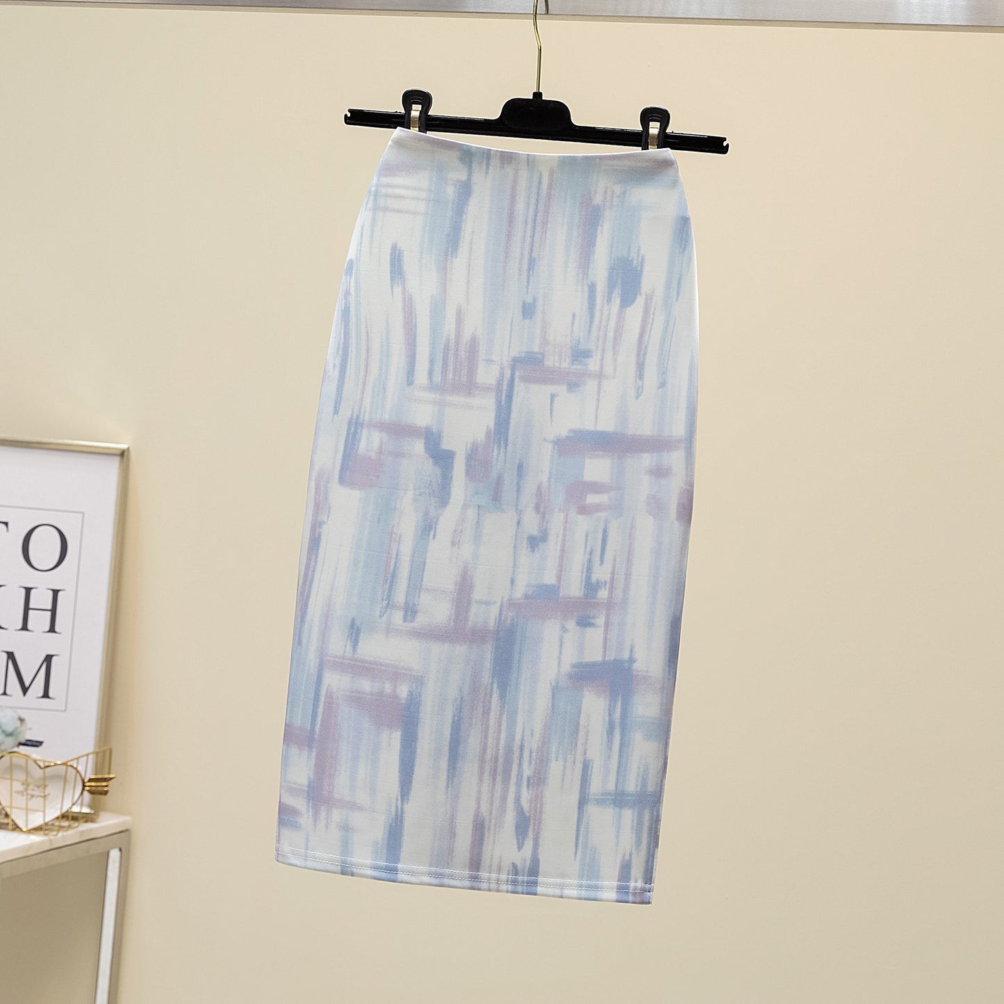 Pencil Skirt with Elegant Style and Unique Printed Design