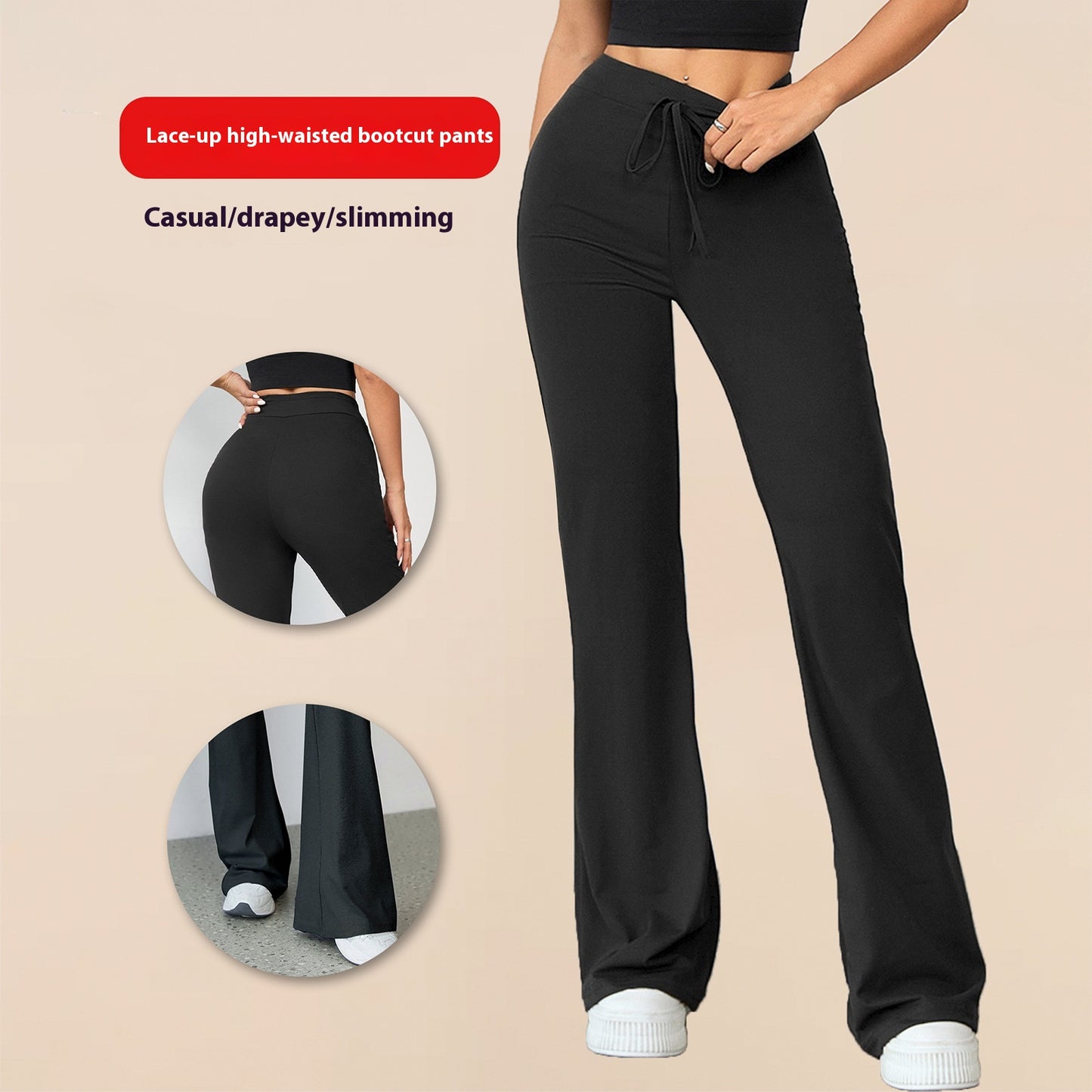 High Waist Hip Lift Yoga Pants with Slimming Shaping Design