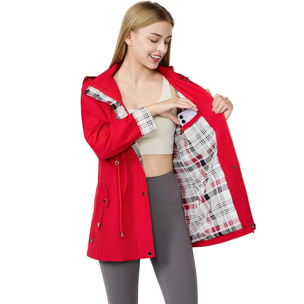 Casual Windbreaker Jacket with Versatile Color Options