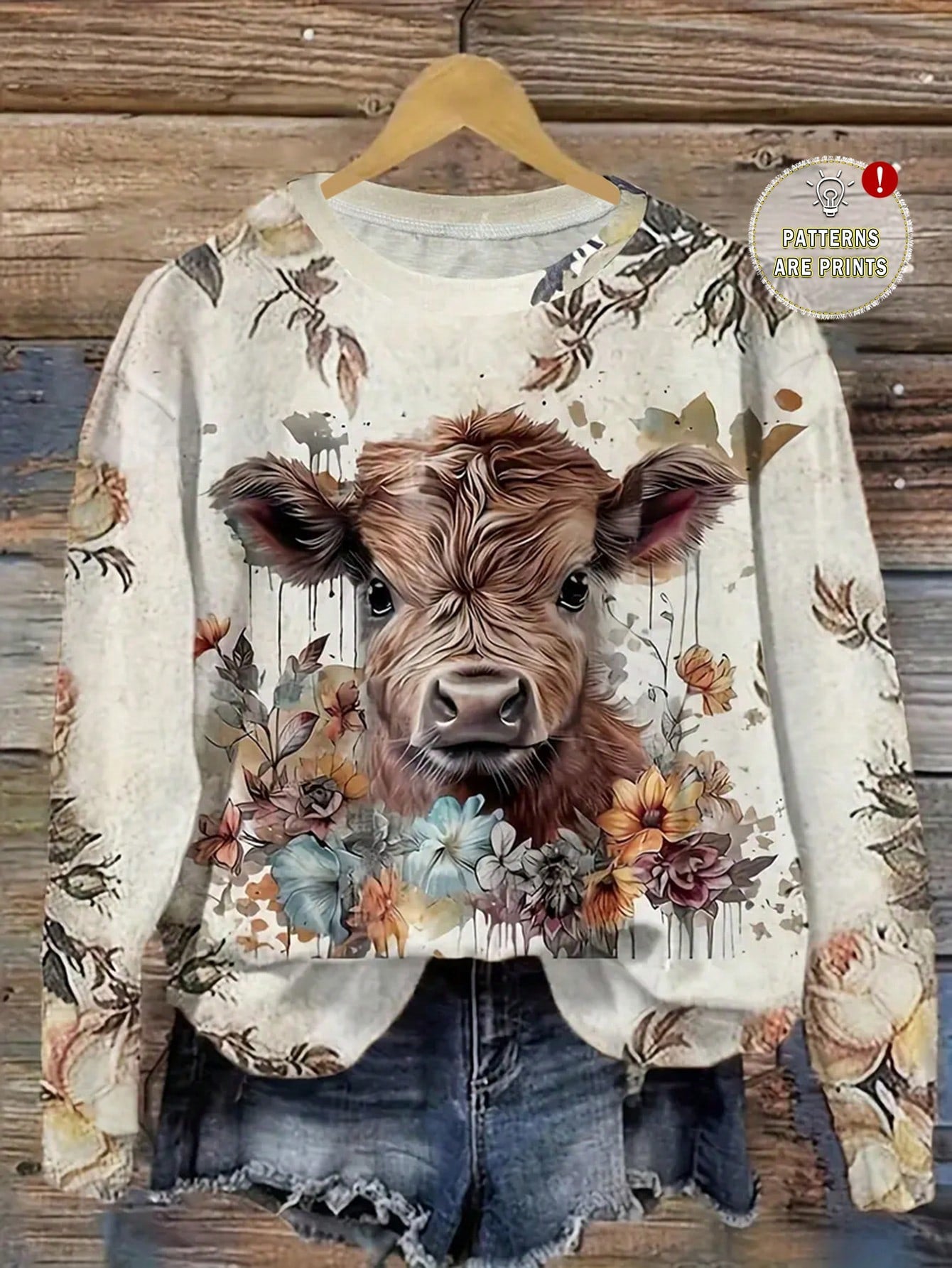 Fashion Casual Printed Long Sleeve Shirt with Versatile Style