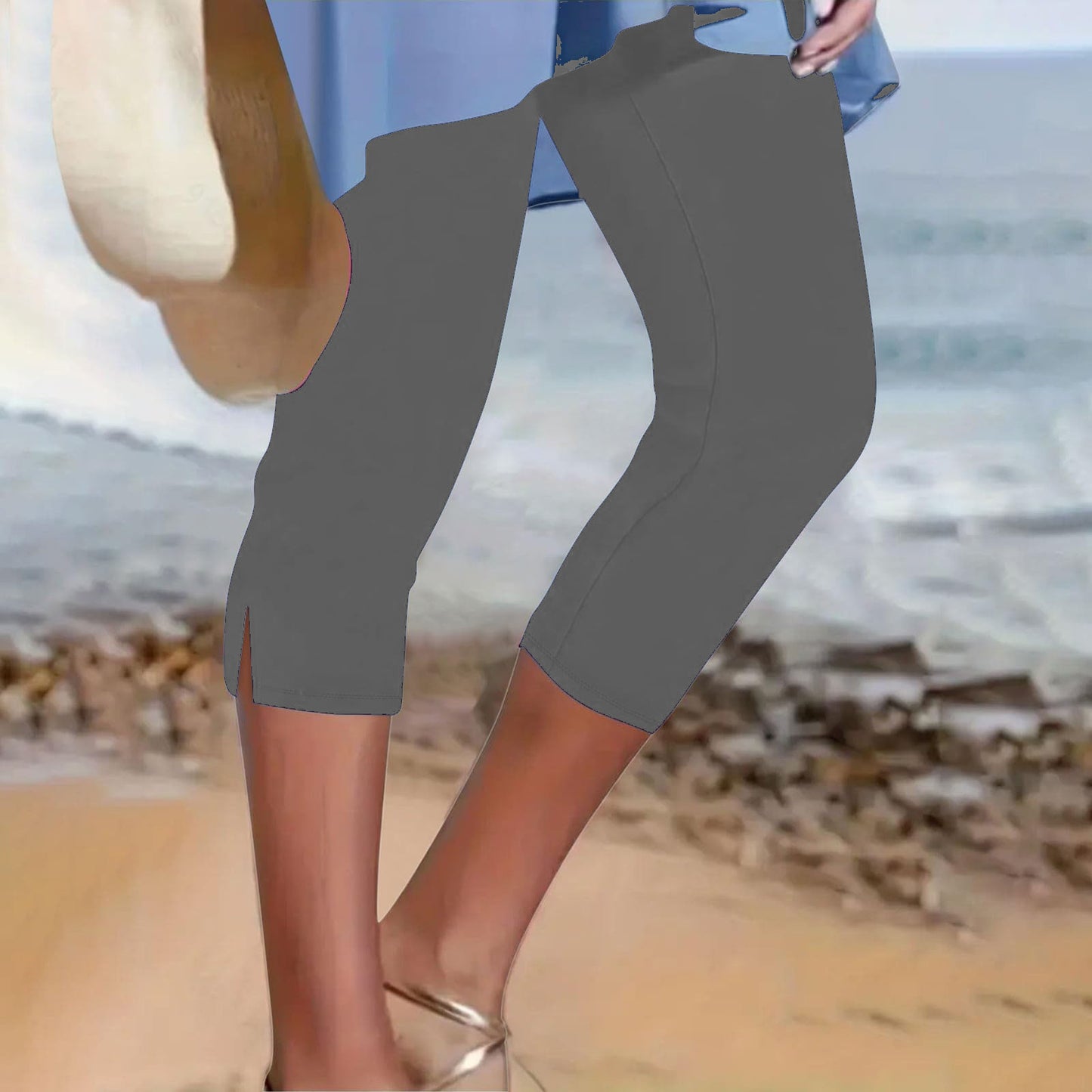 Cropped Pants with Breathable Fabric for Ultimate Comfort