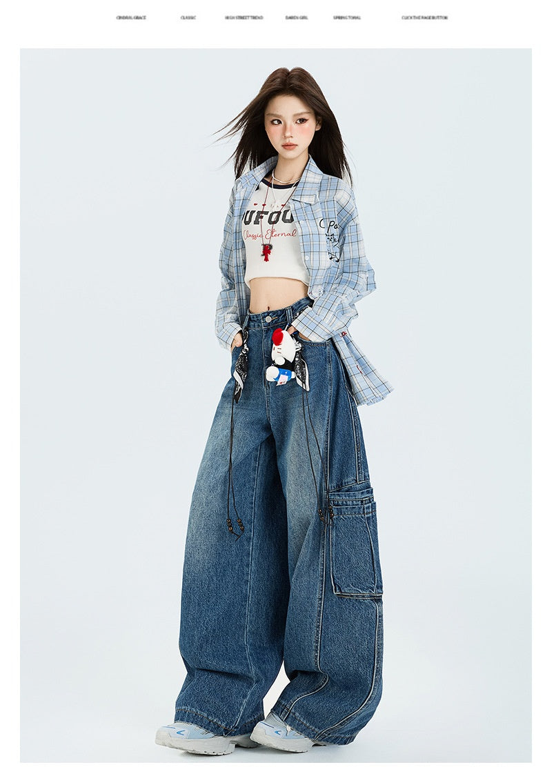 Large Workwear Commuter Jeans with Pocket for Ultimate Comfort