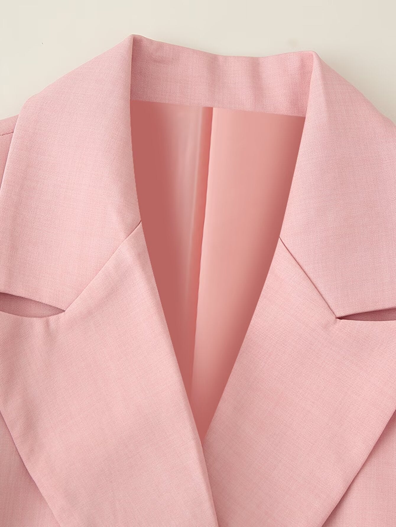 Padded Shoulder Blazer with Lace-up Waist Control for a Flattering Fit