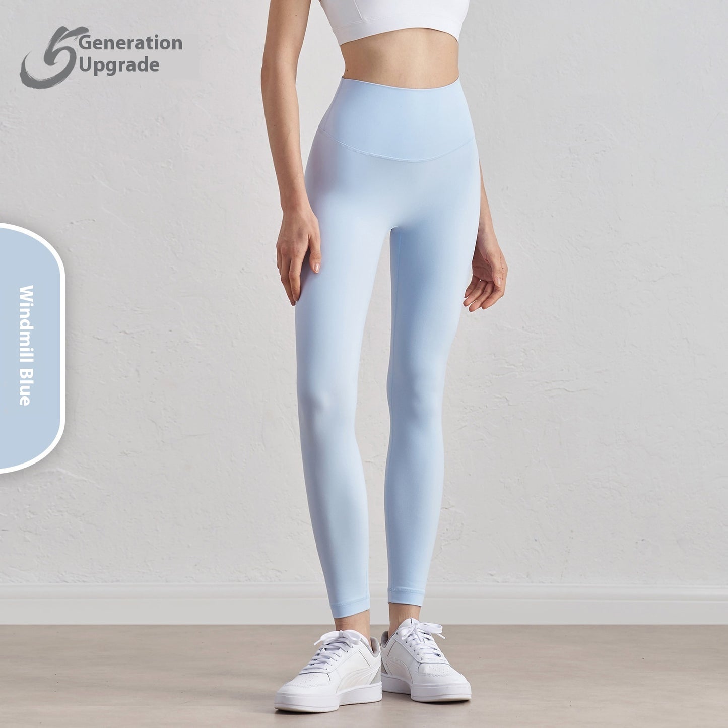 High Waist Hip Lift Anti-curling Tight Sports Pants for Active Lifestyle