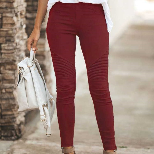 Fashion Casual Slim-fit Asymmetric Leggings for Trendy Style