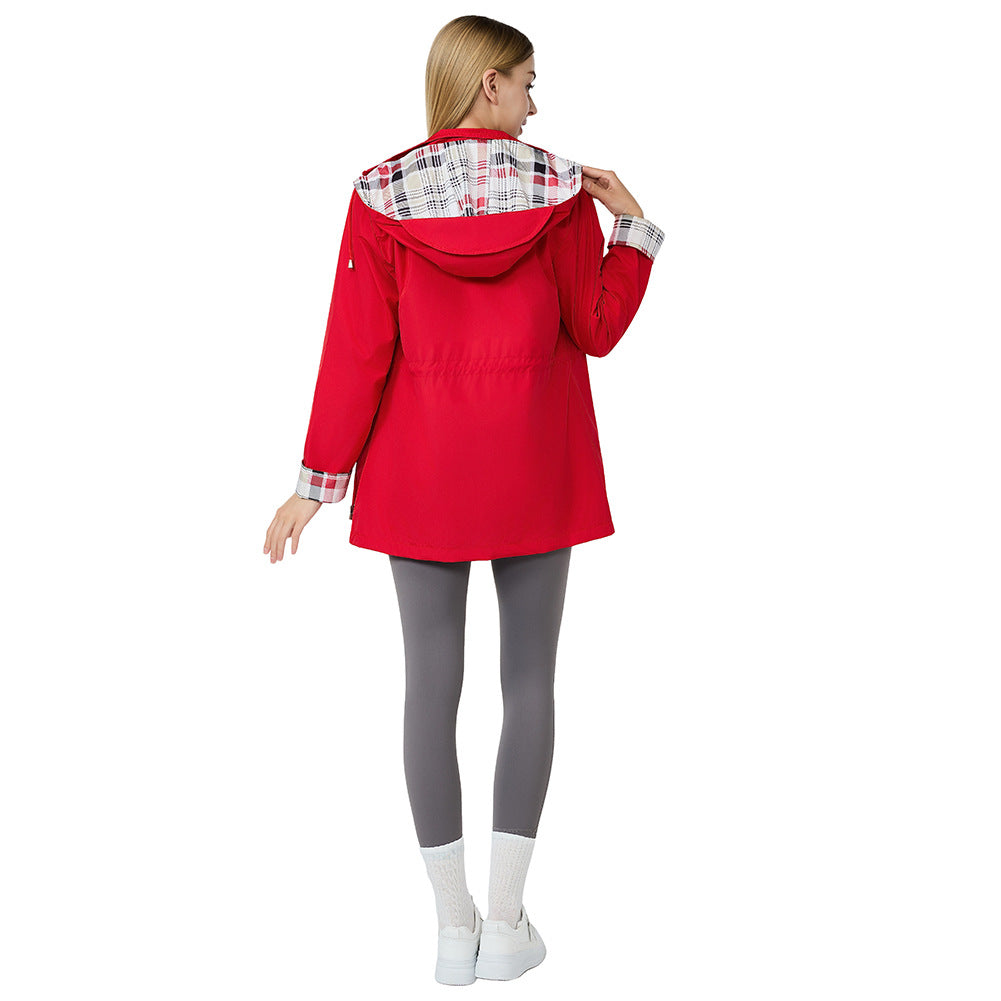 Casual Windbreaker Jacket with Versatile Color Options