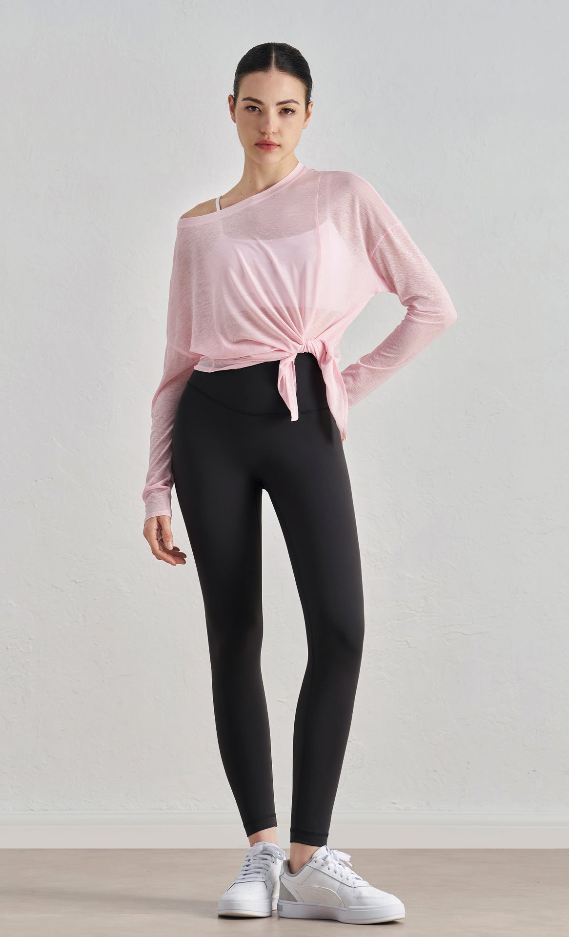 High Waist Hip Lift Anti-curling Tight Sports Pants for Active Lifestyle