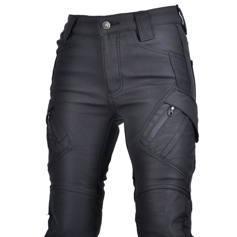 Motorcycle Pants with Waterproof Fleece Lining for Winter Riding