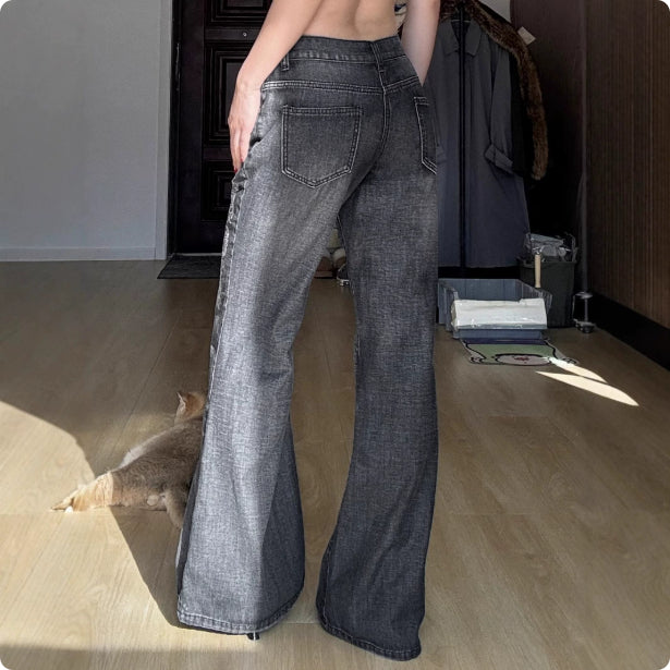 Skinny Jeans with Retro Style and Micro Elasticity