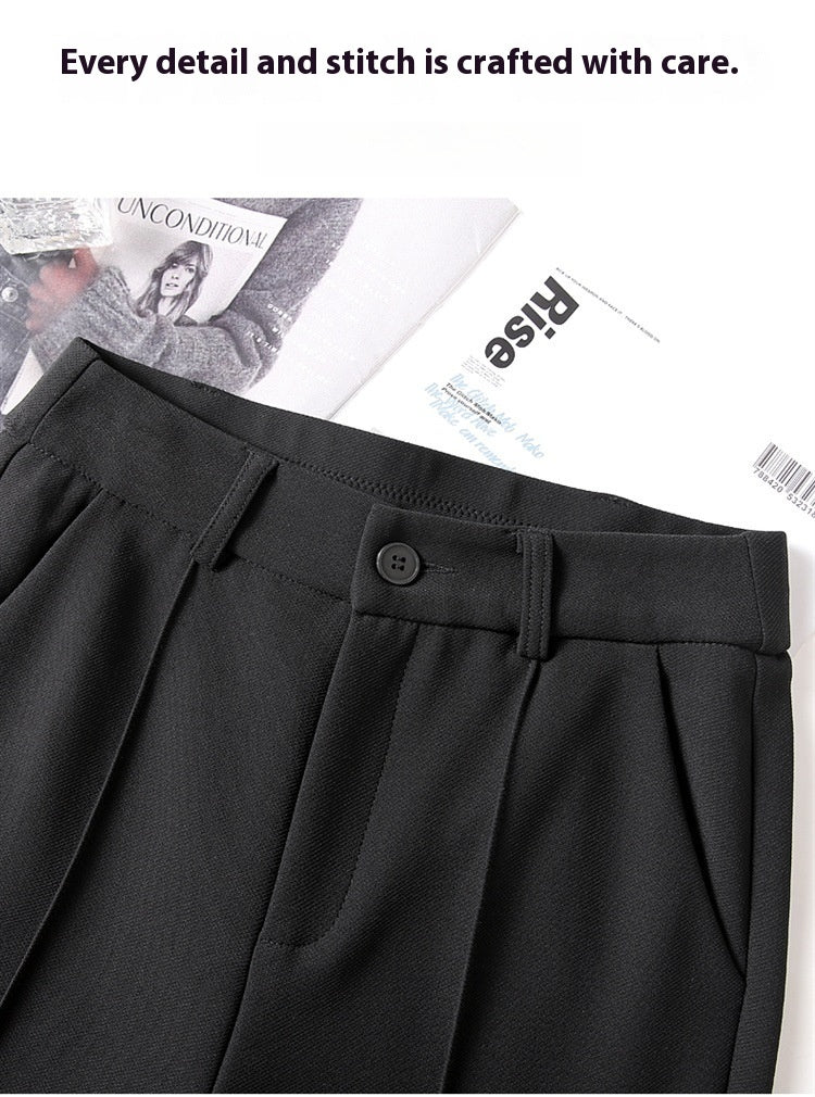 High Waist Anti-Wrinkle Slimming Flared Pants for Effortless Style
