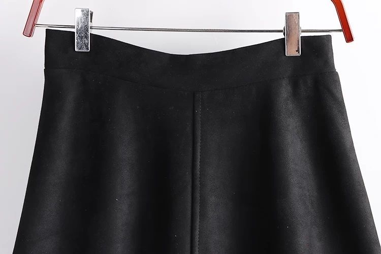 High Waist Slimming A-Line Umbrella Skirt with Pleated Design