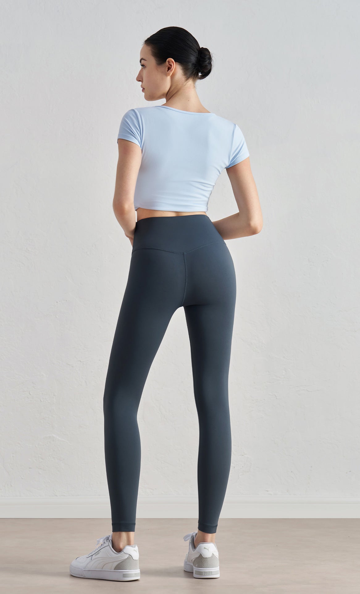 High Waist Hip Lift Anti-curling Tight Sports Pants for Active Lifestyle