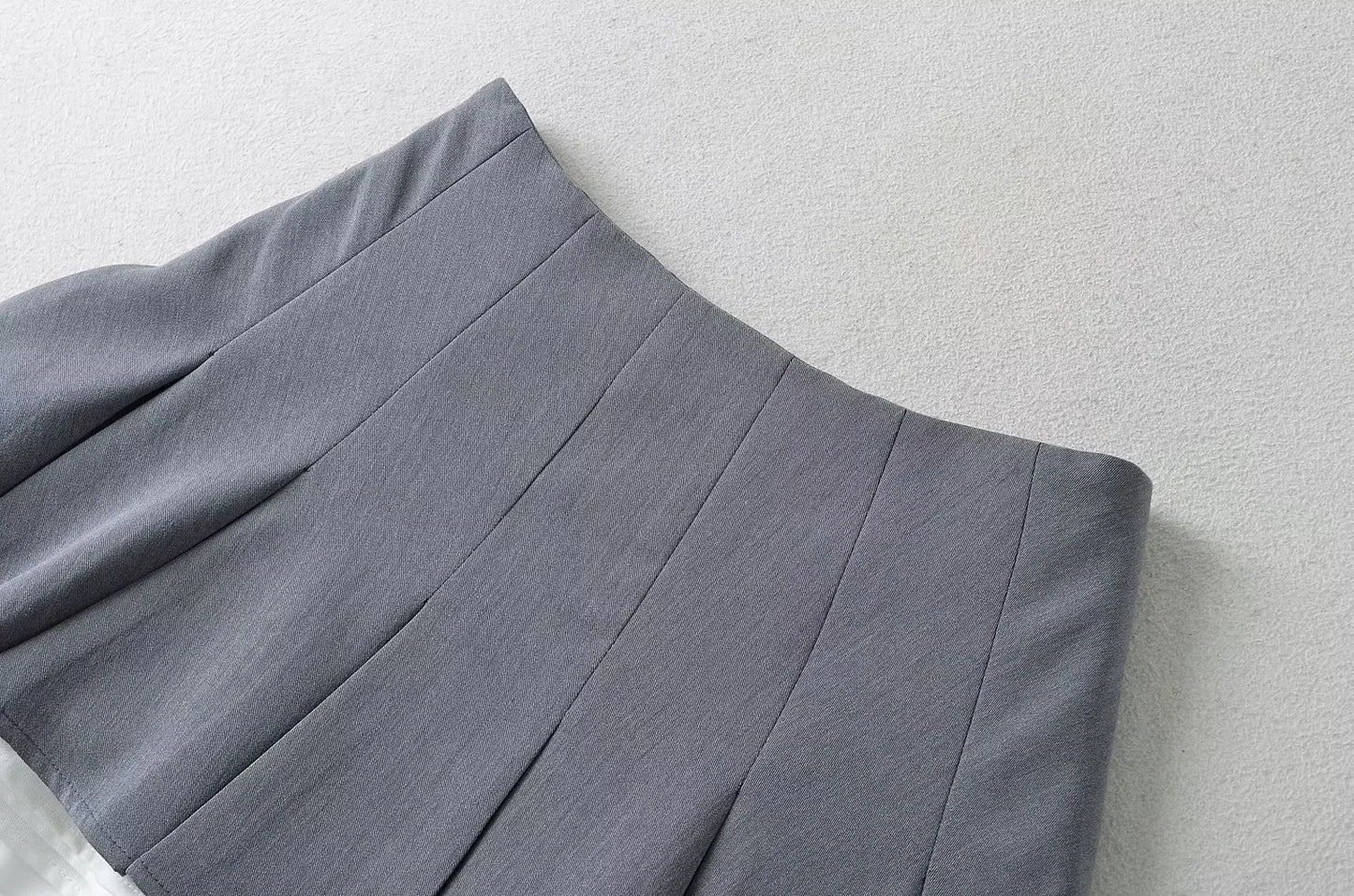 Pleated Skirt with Micro Elasticity for Stylish Socialite Look