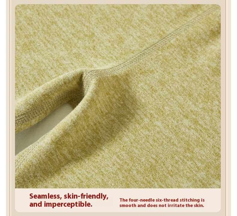 Cashmere Silk Seamless Trousers with Antistatic and Body Shaping Features