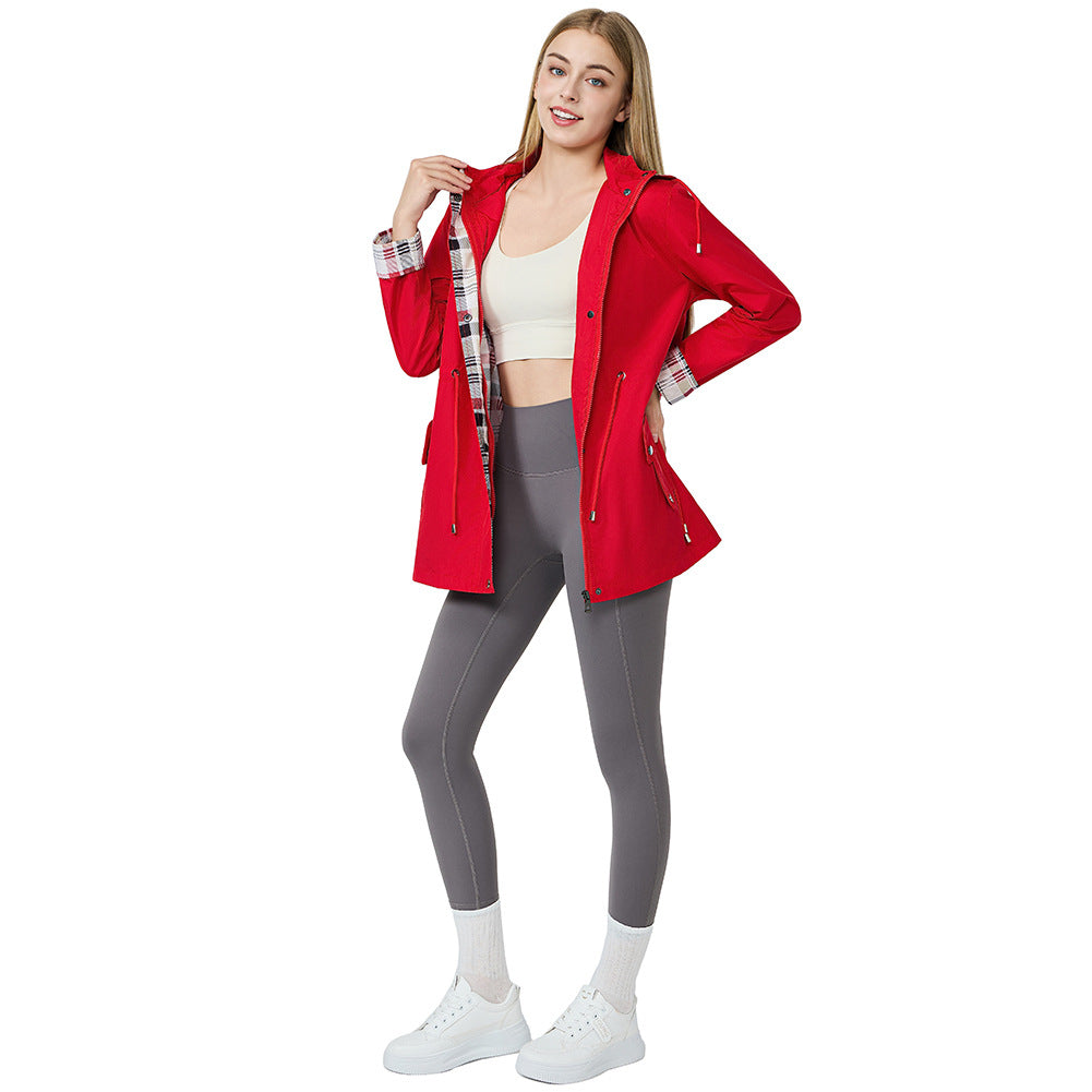 Casual Windbreaker Jacket with Versatile Color Options