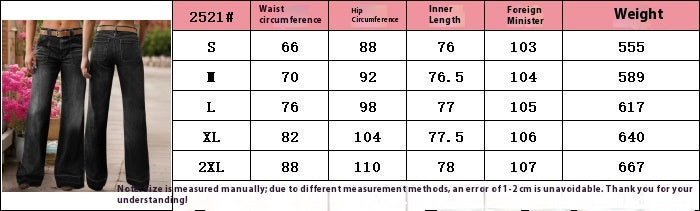 Jeans with High Elasticity for a Slimming and Comfortable Fit