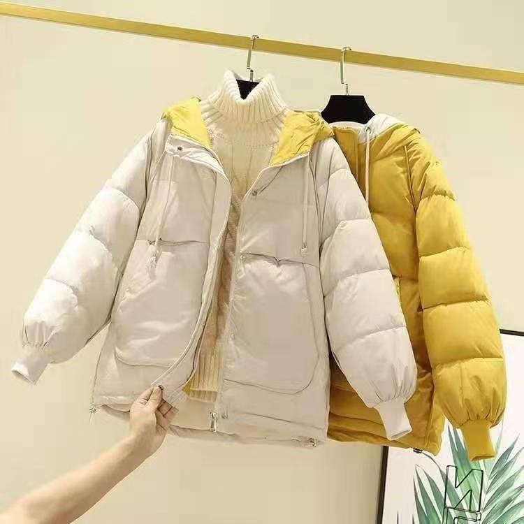 Short Winter Cotton Coat with Stylish Design for Students
