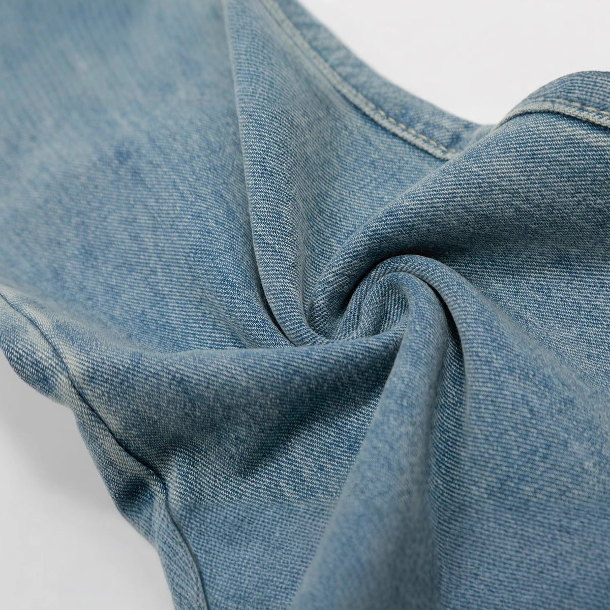 Butterfly Lace Stitching Design Jeans with Bootcut Style