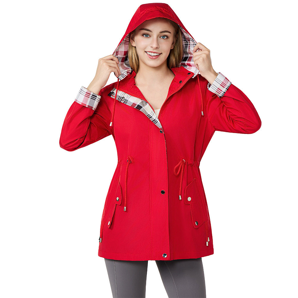 Casual Windbreaker Jacket with Versatile Color Options