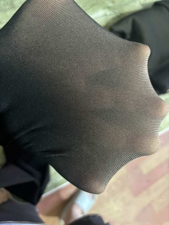 One-line True See-through Leggings with Fleece-lined Warmth