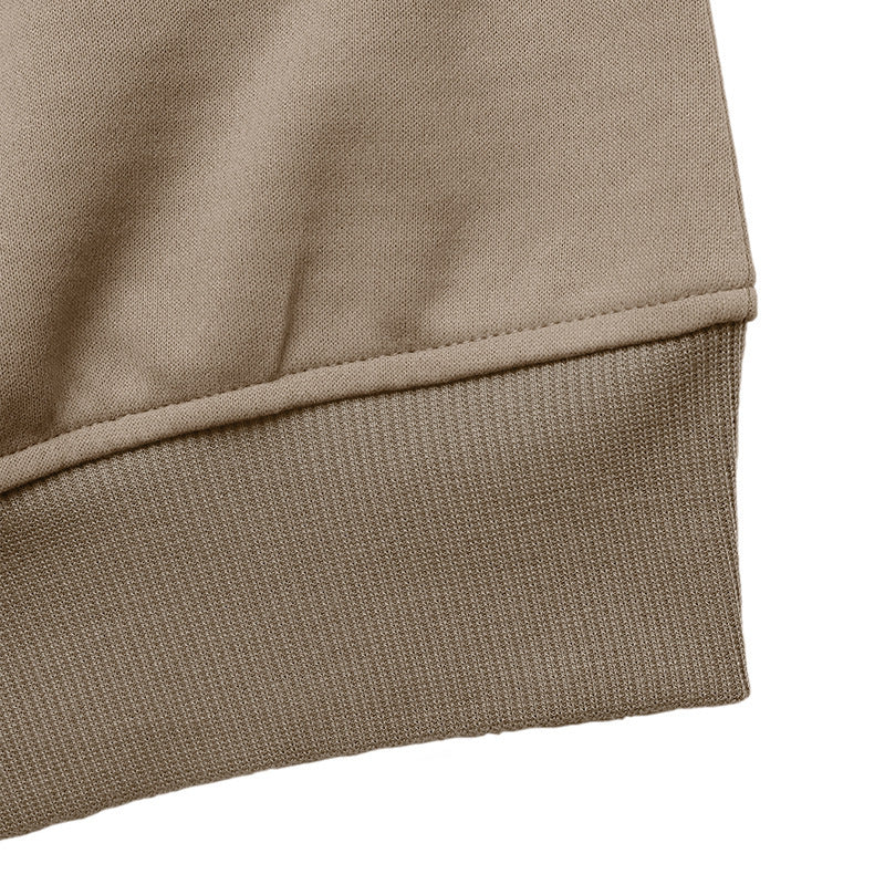 Casual Loose Jacket Coat with Zipper Detail for Effortless Style