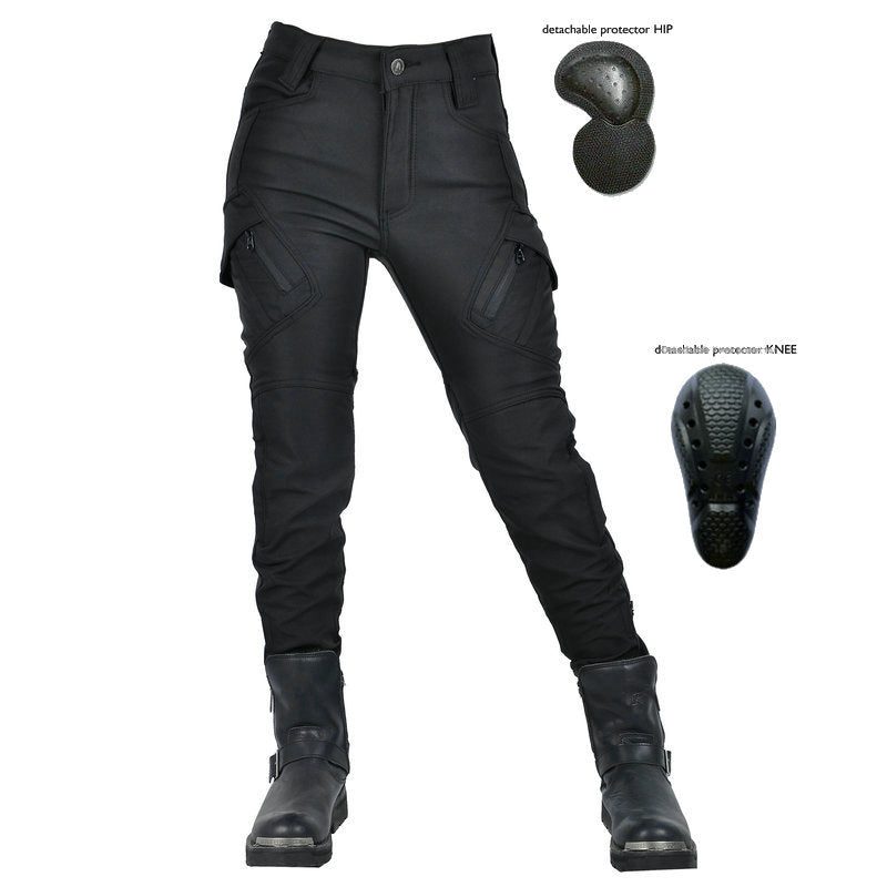 Motorcycle Pants with Waterproof Fleece Lining for Winter Riding