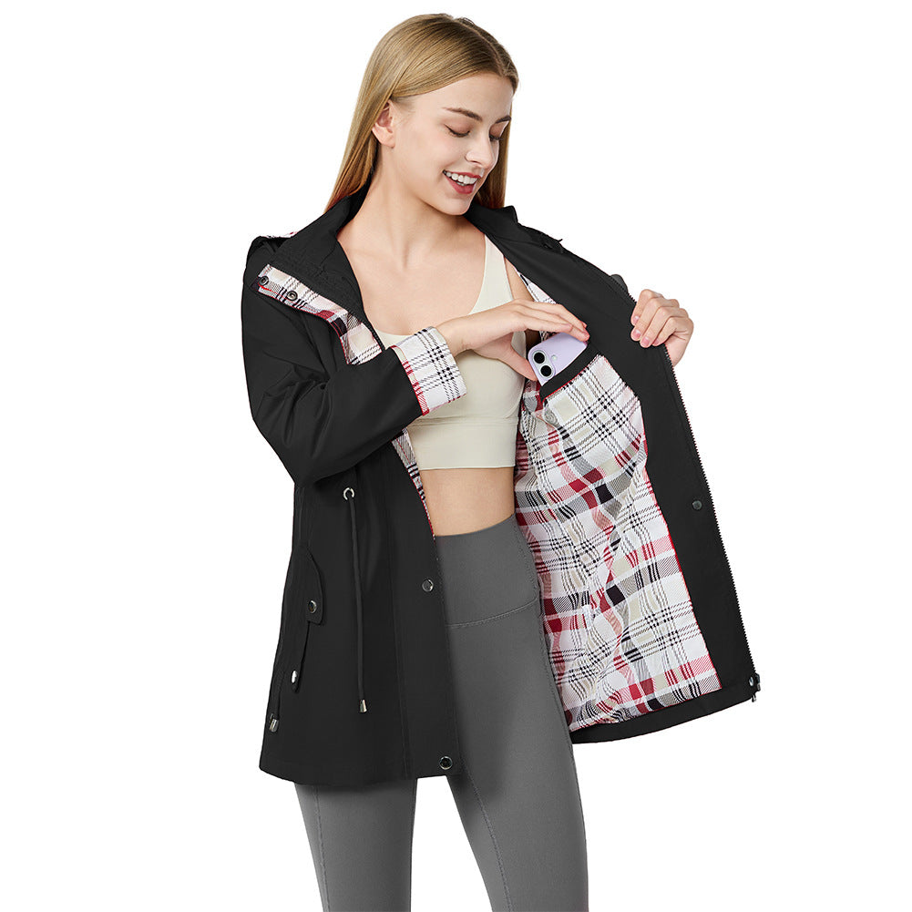 Casual Windbreaker Jacket with Versatile Color Options