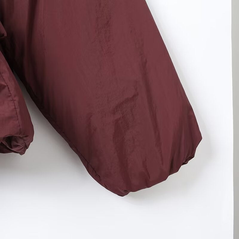 Double-breasted Kimono Coat with Casual Style and Lace-up Details