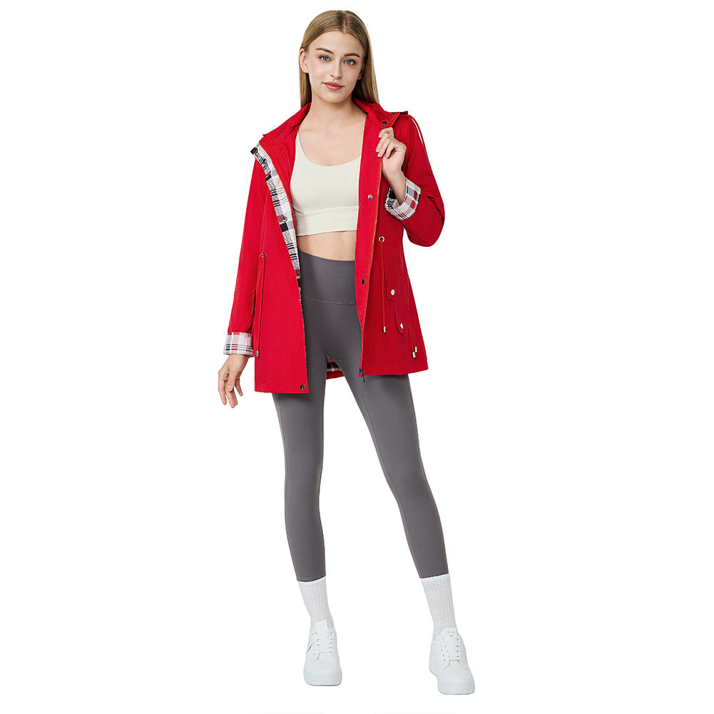 Casual Windbreaker Jacket with Versatile Color Options