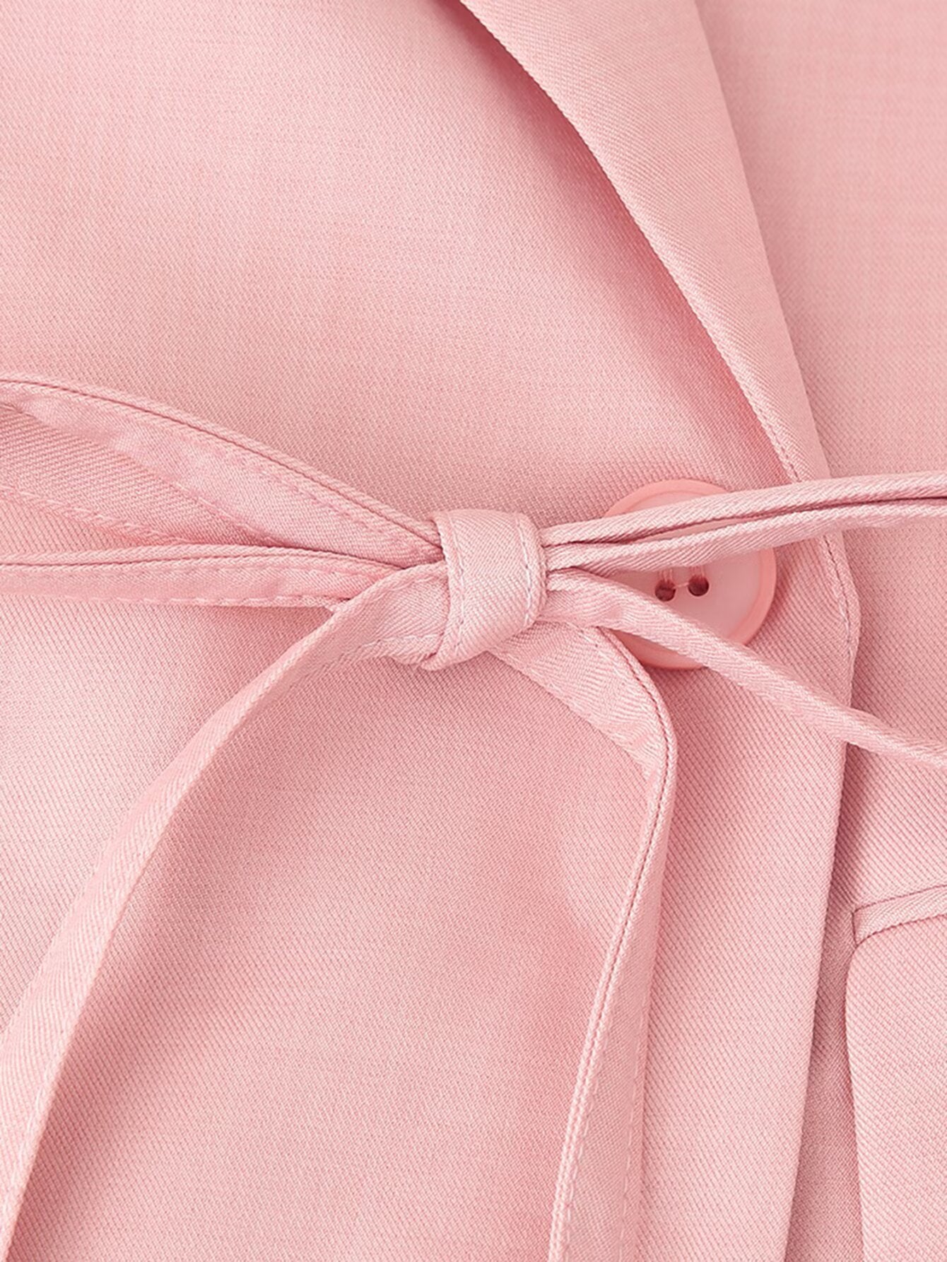 Padded Shoulder Blazer with Lace-up Waist Control for a Flattering Fit