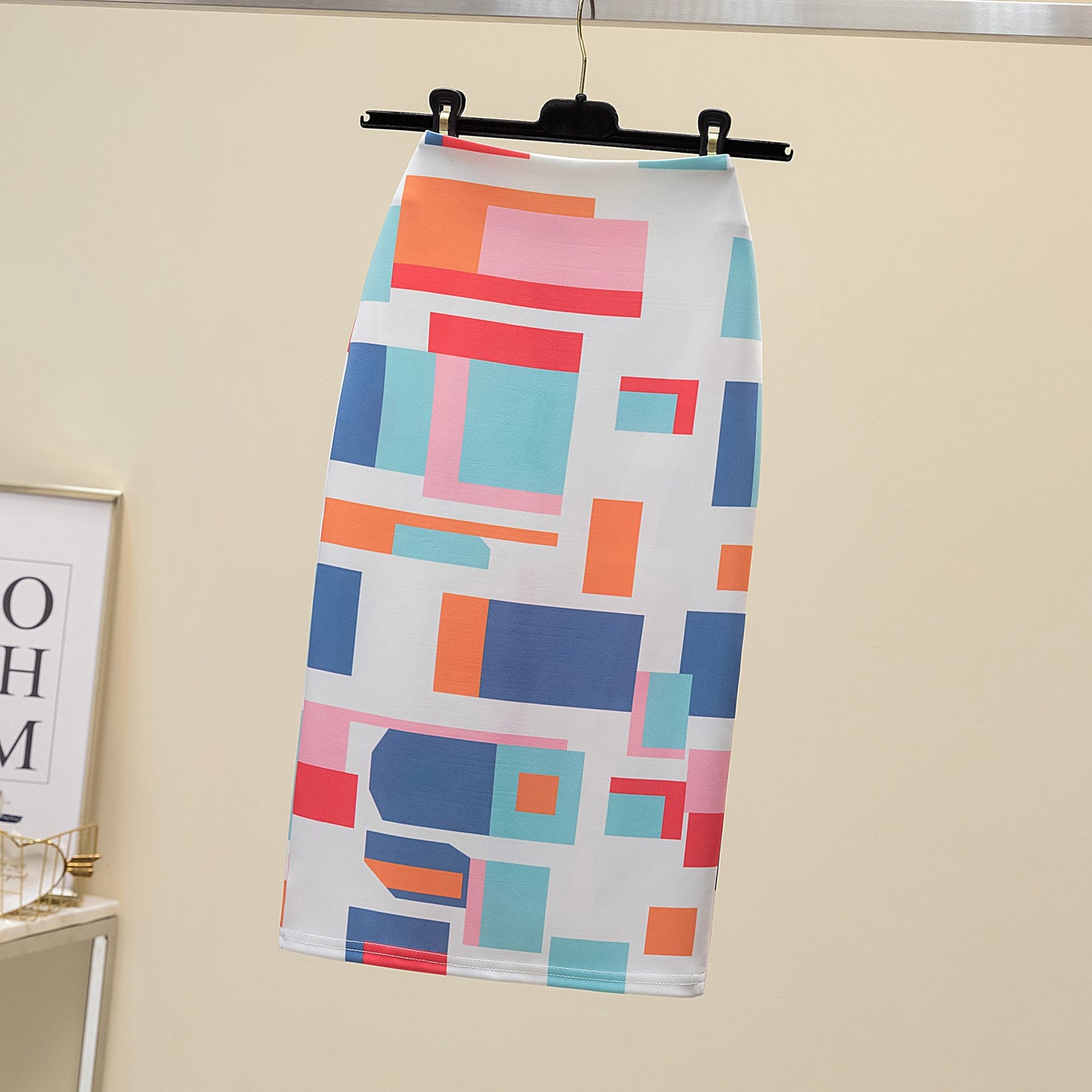 Pencil Skirt with Elegant Style and Unique Printed Design