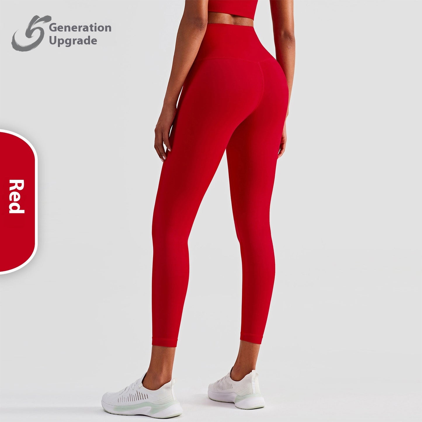 High Waist Hip Lift Anti-curling Tight Sports Pants for Active Lifestyle