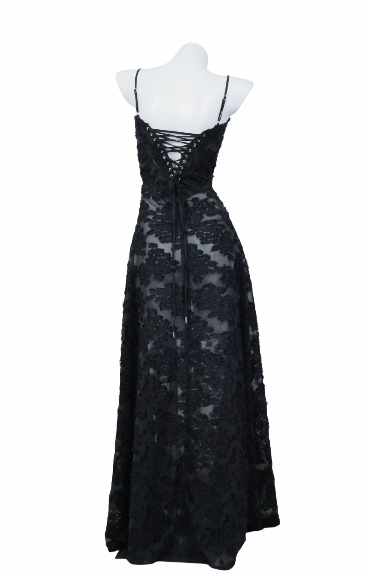 Floral Embroidered Maxi Skirt with Luxurious Camisole and Slimming Fit