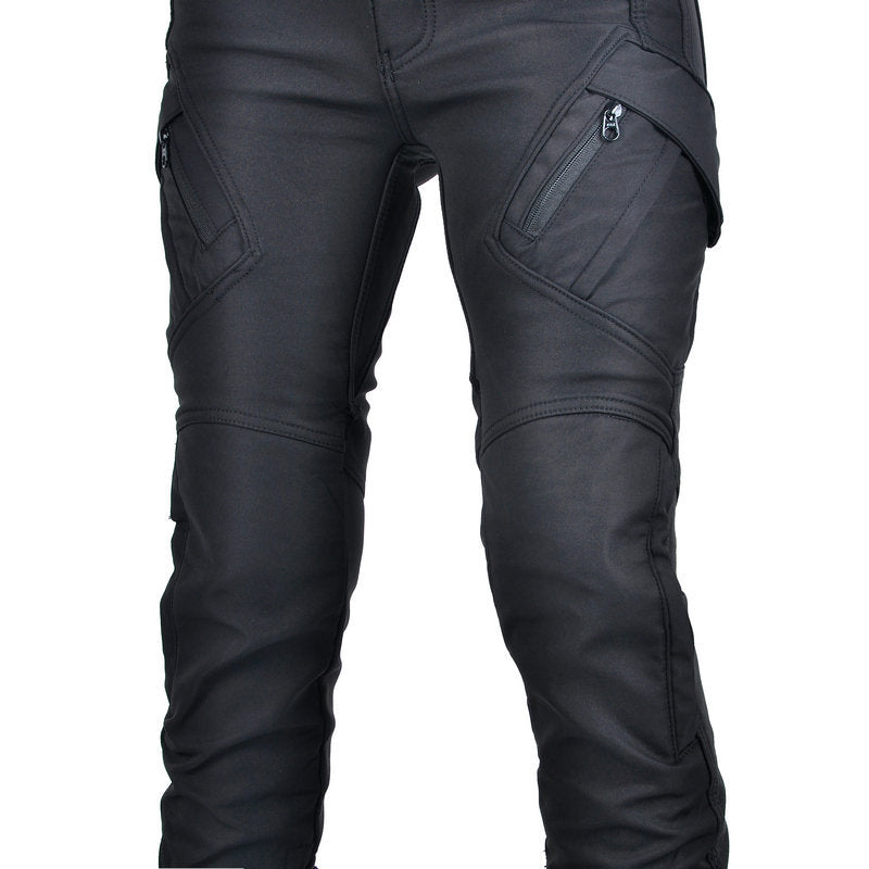 Motorcycle Pants with Waterproof Fleece Lining for Winter Riding