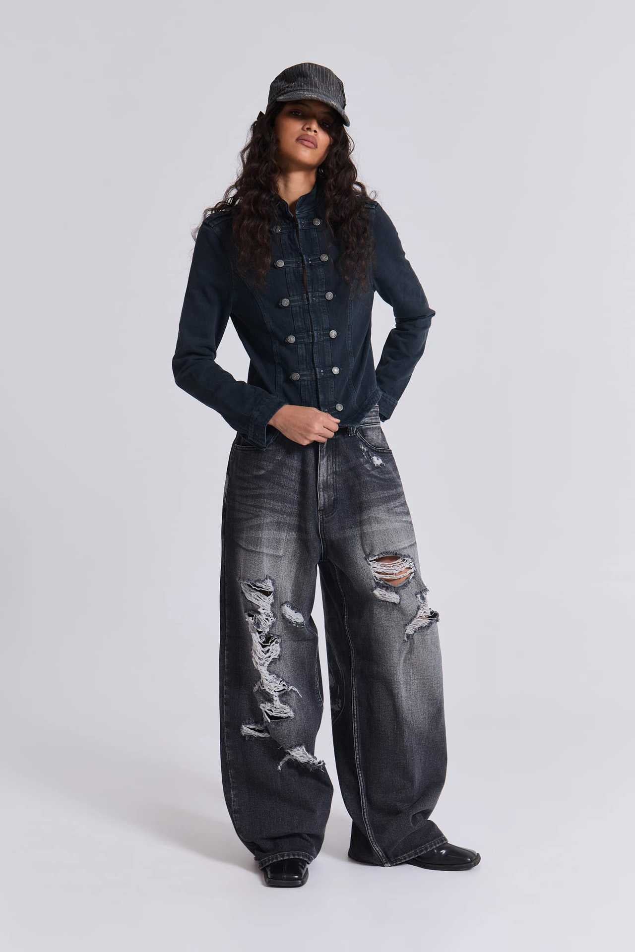 Denim Jeans with Micro Elasticity and Fashionable Fit