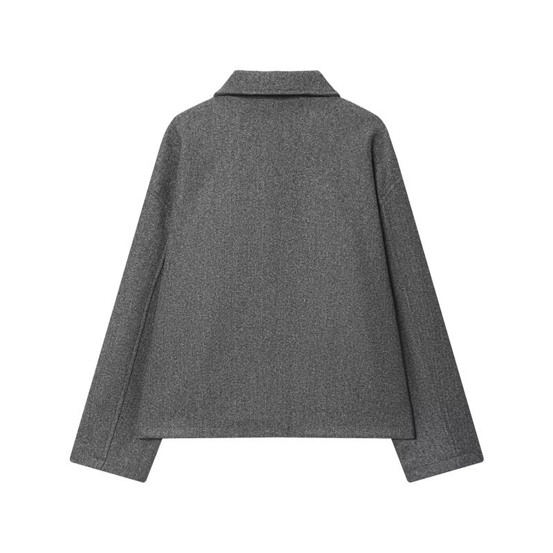 Casual Versatile Jacket with Zipper for Stylish Everyday Wear