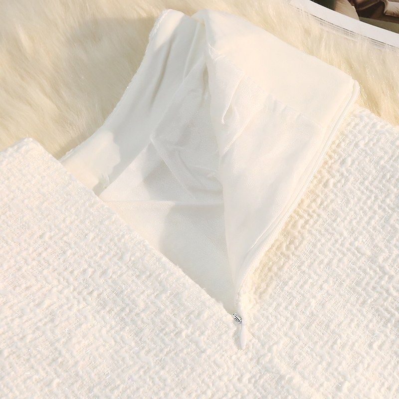 High Waist Slimming A-Line Skirt with Stylish Pocket Design