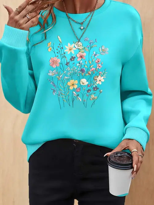 Fashion Casual Printed Long Sleeve Shirt with Versatile Style