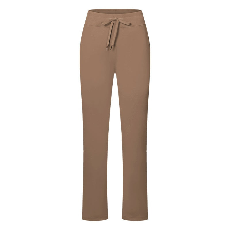 High Waist Hip Lift Sports Pants with Comfortable Cotton Blend Fabric