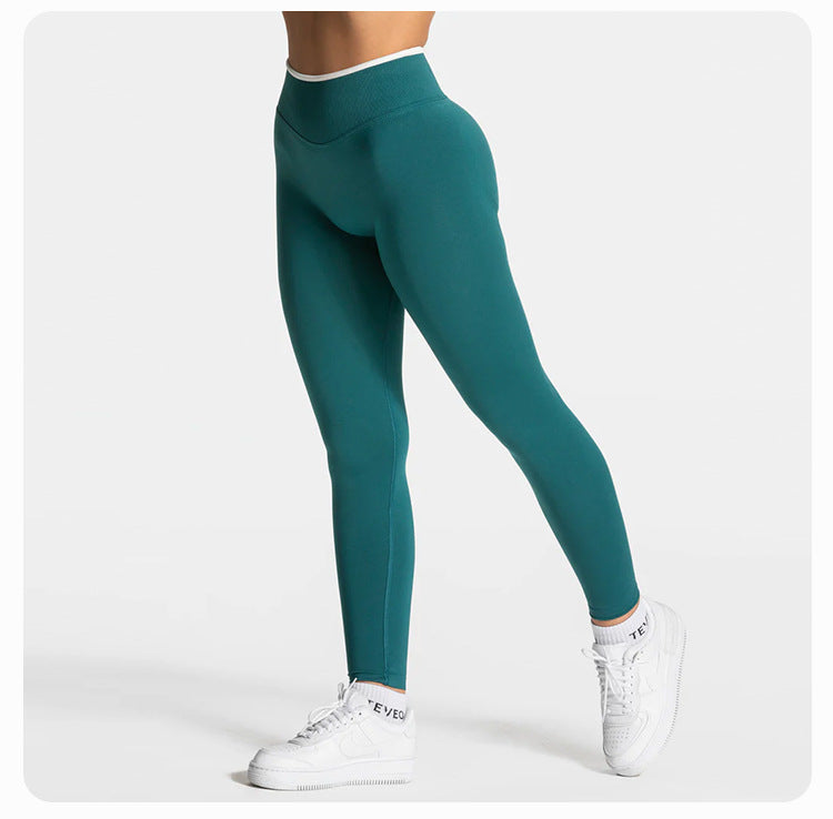 High Waist Workout Sweatpants with Hip Lifting Design