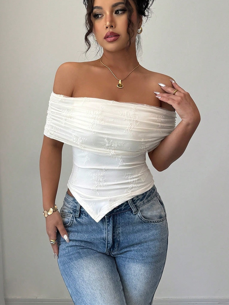 Strapless Tube Top with Slim Fit for Effortless Style