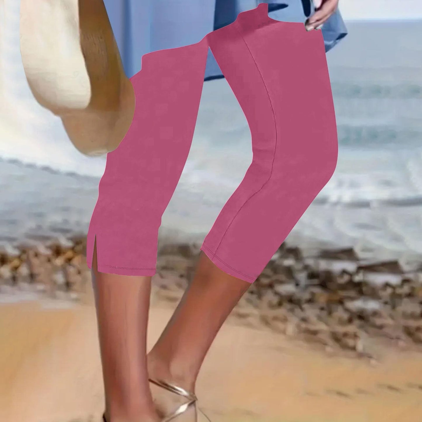 Cropped Pants with Breathable Fabric for Ultimate Comfort