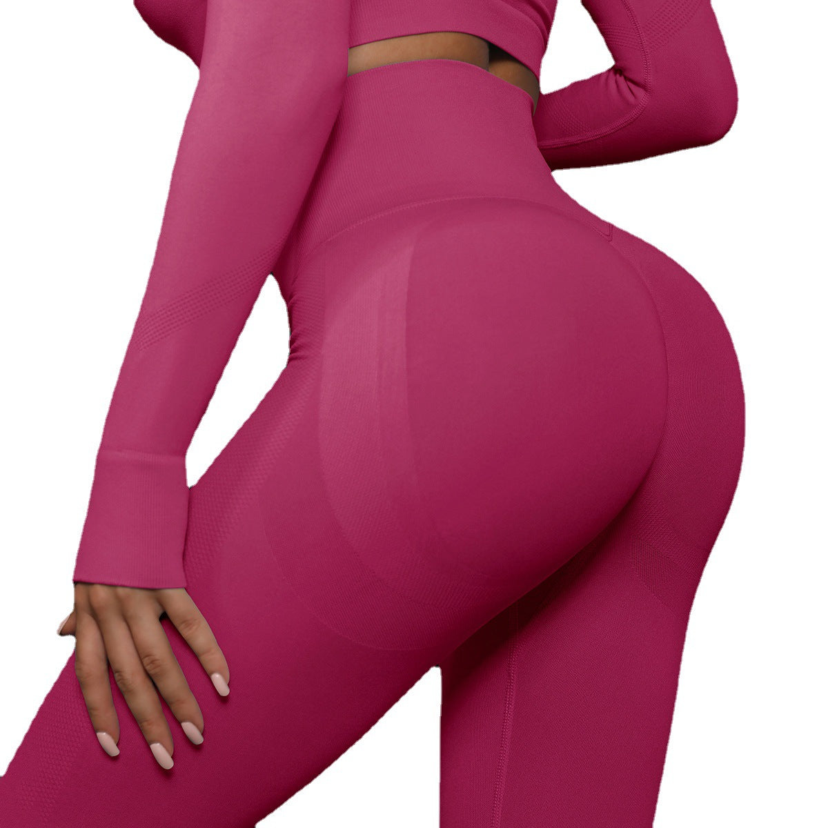 Seamless Stretch High Waist Pants with Comfortable Fit for Yoga