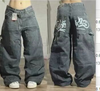 Loose Casual Wide-leg Pants with High Waist Design for Comfort